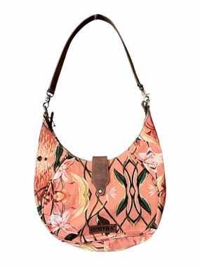 Myra Bag Whispering Fields Shoulder Bag in Peach Paradise